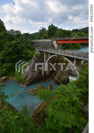 東北岩手縣一關玄美溪周邊風景 東北岩手縣一關玄美溪周邊風景 94620980