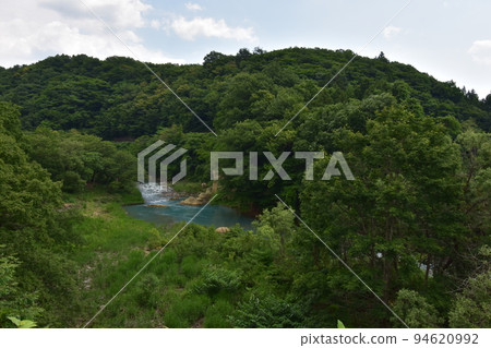 東北岩手縣一關玄美溪周邊風景 94620992