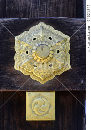 Decorative metal fittings of the inner gate of Matsunoo Taisha Shrine 94621845