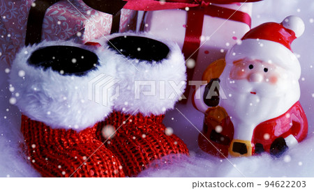 聖誕雪和聖誕老人 聖誕雪和聖誕老人 94622203
