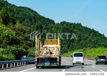 Japanese transportation, special vehicles, logistics, car trailers Japanese transportation, special vehicles, logistics, car trailers 94622206