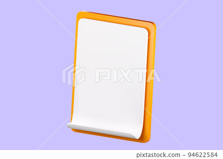 3d empty checklist clipboard icon. Todo or tasks list, vote form, online survey, feedback or examination concept. High quality isolated render 3d empty checklist clipboard icon. Todo or tasks list, vote form, online survey, feedback or examination concept. High quality isolated render 94622584