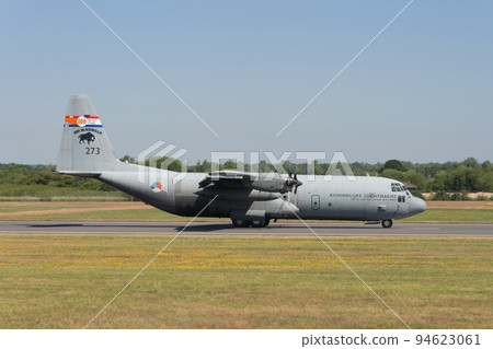 Dutch Air Force C-130H Transport Aircraft 100th Anniversary Painter Taxiing 94623061