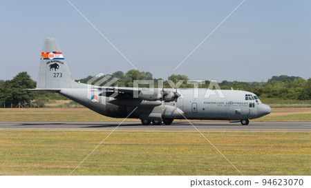 Dutch Air Force C-130H Transport Aircraft 100th Anniversary Painter Taxiing 94623070