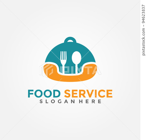 Food Service Logo Vector. Food Ordering Logo Design Template. Food Service Logo Vector. Food Ordering Logo Design Template. 94623837