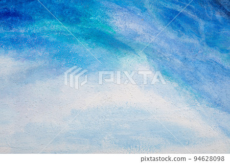 Abstract painting background in a gentle white and blue colors. Abstract painting background in a gentle white and blue colors. 94628098