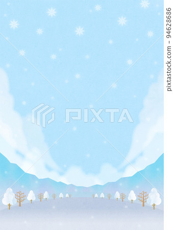 戶外活動戶外雪山背景素材 94628686