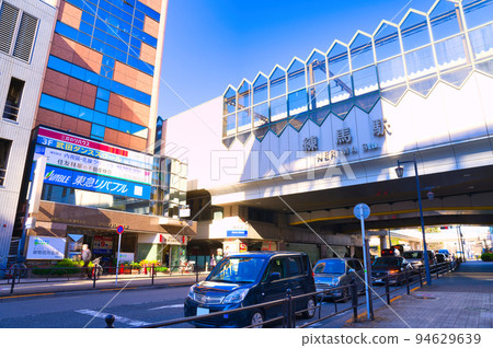 [東京] 1月練馬站前的都市風景 94629639