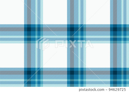 Plaid background, check seamless pattern in blue. Vector fabric texture for textile print, wrapping paper, gift card or wallpaper. 94629725