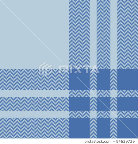 Plaid check pattern. Seamless fabric texture. Tartan textile print. 94629729