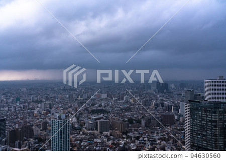 "Tokyo" Guerrilla heavy rain approaching in front of you, unstable atmosphere 94630560