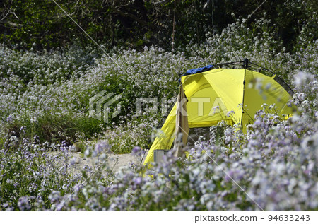 Tent set on the seaside Tent set on the seaside 94633243