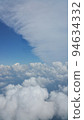Sky from the window of the plane 94634332