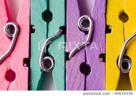 wooden clothespins 94634356