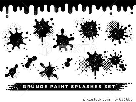 魷魚 grunge 潑墨處理套裝 94635696