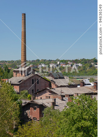 Abandon Factory Chimney Abandon Factory Chimney 94636149