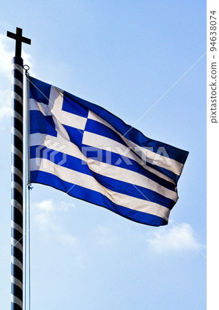 Greek cross flag 94638074
