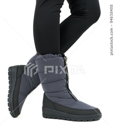 legs in gary shoes isolated on white background legs in gary shoes isolated on white background 94638408