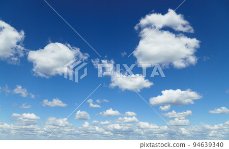 beautiful blue sky with clouds on bright sunny day for abstract background beautiful blue sky with clouds on bright sunny day for abstract background 94639340