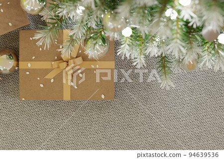 Christmas tree and ornaments Christmas tree and ornaments 94639536