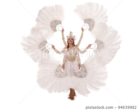 Happy woman in wedding dress 94639982