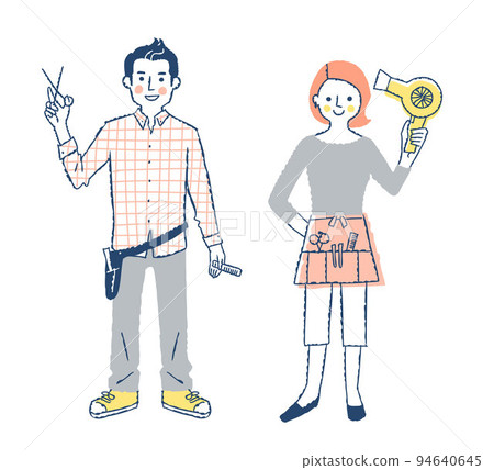 Beautician men and women Beautician men and women 94640645