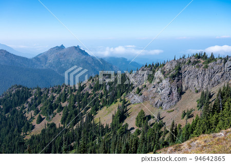 Cloud inversion in Olympic National Park, Washington. 94642865