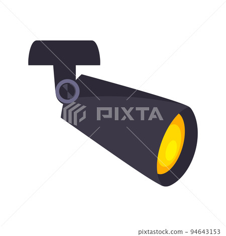 Urban home lighting ceiling wall mounted flat. Design spotlight lantern light outside inside building electrical appliance. Modern classic gothic style different size interior exterior isolated white 94643153