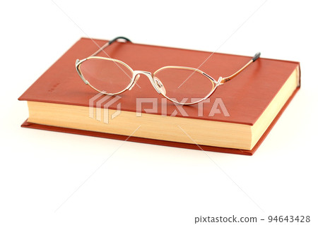 glasses on the book glasses on the book 94643428