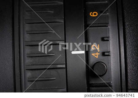 focus and zoom rings closeup 94643741