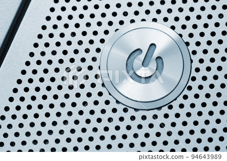 silver power button silver power button 94643989