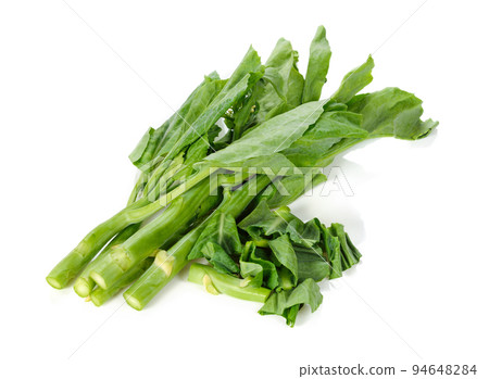 Green kale isolated on a white background 94648284