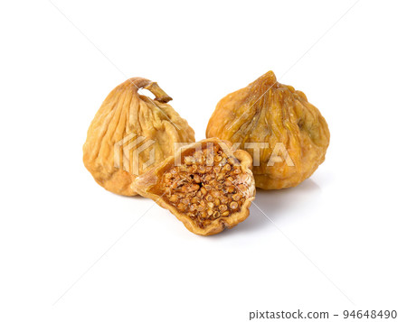 Dried figs isolated on white background. 94648490