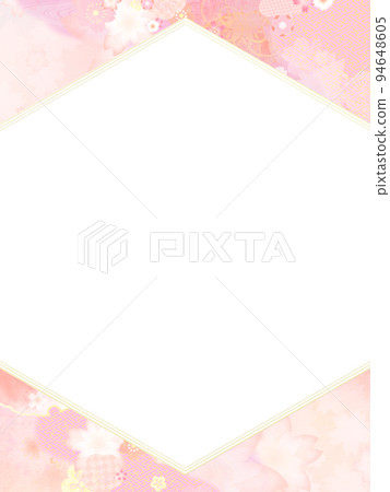 Gorgeous cherry blossom frame 94648605