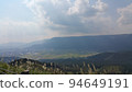The view from the top of the mountain where pampas grass sways 94649191