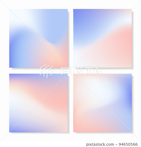 Pastel color gradient background set 94650566