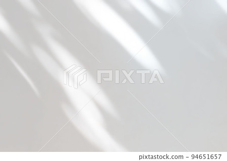 Abstract shadow of leaves on a white wall 94651657