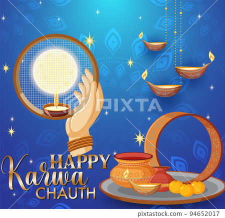 Happy Karva Chauth Poster Design 94652017