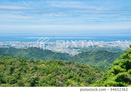 關西國際機場/大阪灣（遠野山附近遠眺）[泉佐野市] 94652362