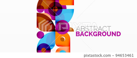 Colorful geometric pattern, minimal abstract background for wallpaper, banner, presentation Colorful geometric pattern, minimal abstract background for wallpaper, banner, presentation 94653461