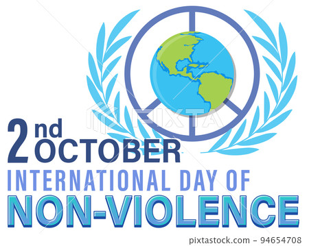 International Day of Non-Violence Poster Design International Day of Non-Violence Poster Design 94654708