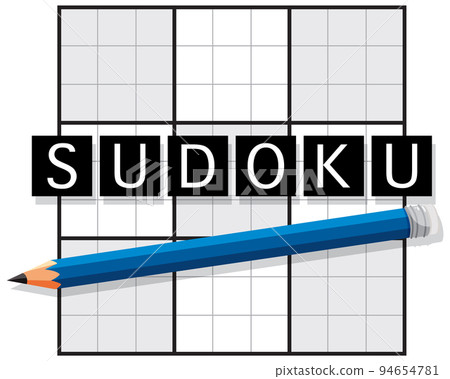 Sudoku word logo design Sudoku word logo design 94654781