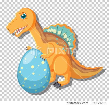 Cute spinosaurus dinosaur isolated Cute spinosaurus dinosaur isolated 94654796