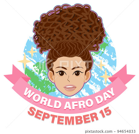 World Afro Day September 15 Banner Design 94654833