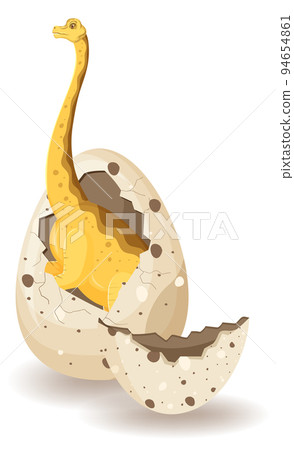 Brachiosaurus hatching from egg Brachiosaurus hatching from egg 94654861