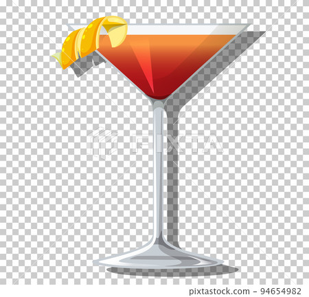 Martinez cocktail in glass Martinez cocktail in glass 94654982