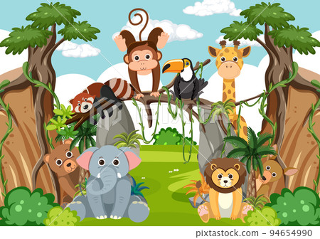 Wild animals in the forest Wild animals in the forest 94654990