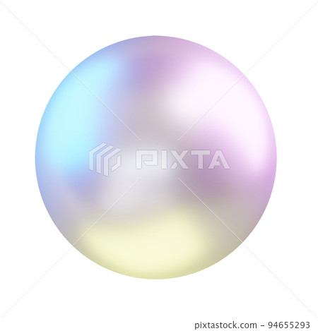圓形物體，如珍珠 3d 渲染 94655293