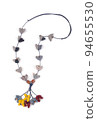 women necklace made of colorful cotton cloth 94655530