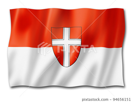 Vienna Land flag, Austria 94656151